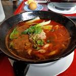 京都では珍しいエグ辛 刀削麺と火鍋「四季蜀宴 （シキショクエン） 」