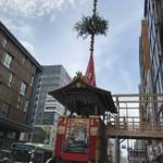 【2019京都祇園祭】鉾建て途中風景☆貴重な長刀鉾天井画や神官清払いも☆