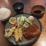 【京都ランチ】とんかつに豚天が絶品「ブタ天とんかつマルミ」（JR円町駅）