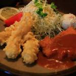 【京都ランチ】人気の老舗洋食屋さん♪美味しいとんかつと豚天もおすすめ☆『とんかつマルミ』【円町ランチ】