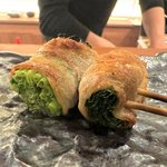レタスや青ネギの野菜串が評判！三条木屋町近くの創作串焼き店「ショパン」