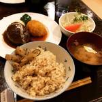 【京都ランチめぐり】老舗米屋奥にある隠れ家洋食！自家精米ご飯おかわり自由でコスパも◎「キッチンパパ」