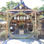 【茅の輪くぐり】今年は期間延長！7月5日まで茅の輪くぐりと花手水 "いのちの和" の演出「護王神社」【京都花めぐり】