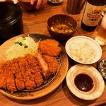 【京都とんかつめぐり】ご飯味噌汁キャベツおかわり自由！高コスパの人気店☆「かつかつとんとん」