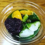 【京都スイーツめぐり】錦市場スグの老舗うどんの甘味を自宅で！本格派の抹茶あんみつ☆「冨美家」