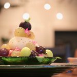 進化する人気メニュー☆旬のフルーツと生ハムとミントの冷製パスタ「Trentanove（トレンタノーヴェ）」【荒神口】