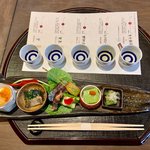 老舗「京都一の傳」で春・弥生御膳と日本酒を楽しむ