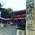 【京都ぶらり】円山公園『祇園枝垂桜』は葉桜に☆厄除茅の輪常設「八坂神社」