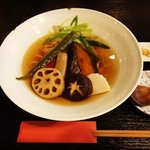 【京都ランチ】自家製細うどんの優しい味わい☆大徳寺スグ「一麦七菜」