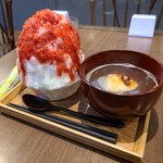 あったかおぜんざいとミニかき氷がどっちも食べられるって良くない？「京の氷屋　さわ」