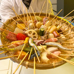 ストップ言うまで止まらない◎創作串カツ食べ飲み放題3000円！『京串揚げと0秒サワー 一方通好』