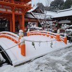 【京都】朱塗りの神門に似合う雪景色は洛北の絶景！京都屈指のパワースポットの神社2選行ってみた！