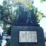 【京都ぶらり】三条京阪の待ち合わせ場所『土下座像』脇☆昭和の俳人・山口誓子句碑
