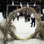 【2022京都夏越の祓】半年間の厄払い『茅の輪』＆花手水登場☆学問の神様「北野天満宮」