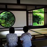 【京都ぶらり】"悟りの窓"と"迷いの窓" から望む青もみじ☆拝観再開の洛北名刹「源光庵」