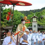 【祇園祭2022】山鉾巡行の無事を祈願する神事「長刀鉾　稚児社参」