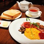 【京都駅朝食】京都を代表する老舗紅茶『リプトン』の英国式モーニング☆