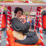 【十日ゑびす】「宝恵かご、ほい!」華やかな宝恵かご社参で商売繫盛を祈願「京都ゑびす神社」