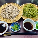 【京都ランチ】石臼挽き国産十割＆宇治抹茶の食べ比べ蕎麦は増量無料☆和食店「閑清居」