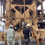 【2023京都祇園祭前祭】梅雨空の下職人の技光る伝統技法『山鉾建て』風景をぶらり