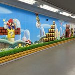 京都の地下道に『マリオ』の世界観が出現！かわいすぎると話題に！