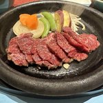 【京都ランチ】充実の熟成ハラミステーキコース！絶品ハムもおかわり可！