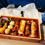 【京都弁当】東京駅エキュートで発見☆京町家の炭火焼串焼き名店『串くら』の人気焼き鳥弁当