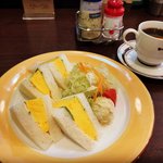 【京都モーニング】朝7時オープン☆人気玉子サンドが美味しい正統派喫茶「やまもと喫茶」