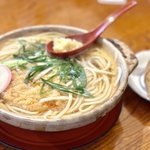 【京都うどん】つるりと柔らかな細麺の虜！子連れにも嬉しい「鍋焼ROCKY」