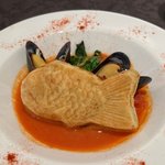 【京都ランチ】素材を活かした心温まる創作フレンチ♩かわいいお魚料理も『富小路 信』