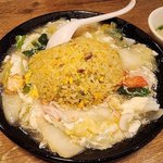 【京都】ボリューム満点、あんかけ推しの人気町中華でランチ！桂駅の「こはち」