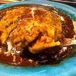 【京都洋食ランチ】デミたっぷりの新感覚オムライス！東寺近く「キッチン デミル」