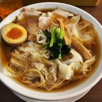 【新店】京都駅にオープン！夏こそ山形発祥『冷やしラーメン』必食☆「ワンタンメンの満月」