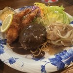 【京都洋食ランチ】祇園の隠れ家店！３種のメインを選べるランチが人気「グリル クック」