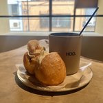 淹れたてコーヒーとふわふわドーナツから始まる幸せな朝『HOO』