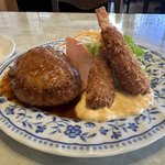 【京都ランチ】地元民が愛する名洋食店！ハンバーグと海老フライのセットが人気「ジュネス」