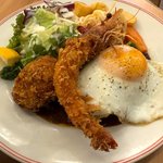 【京都ランチ】河原町の穴場洋食店！ボリューム満点の洋食定食「コートレット」