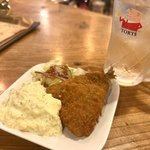 烏丸五条の人気立ち飲み店！アジフライは250円、洋風メニューも多彩「バル ガウディ」