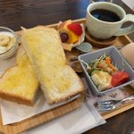 【京都モーニング】北野天満宮スグの自家焙煎コーヒー＆フルーツいろいろ充実「きぬカフェ」
