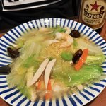 【京都中華】夏にも食べたいご当地グルメ『カラシソバ』☆京都駅イオンモール「ハマムラ」