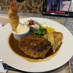 【京都洋食ランチ】穴場の絶品ハンバーグ！大海老フライもボリューム満点「フランセ」