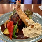 【京都ランチ】地元で評判の手作り洋食店！肉厚ハンバーグと大海老フライ「松吉」
