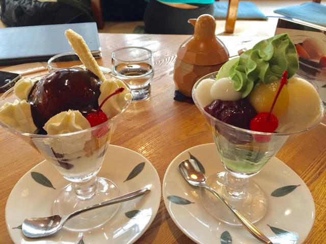 抹茶サンデー、チョコサンデー