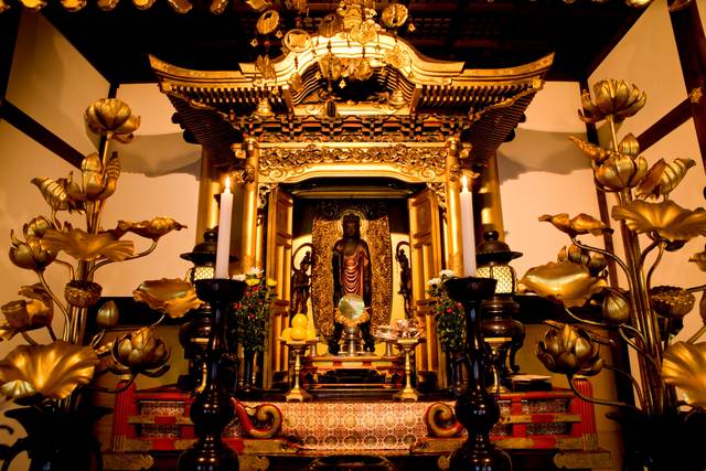 善想寺 本尊・阿弥陀三尊像