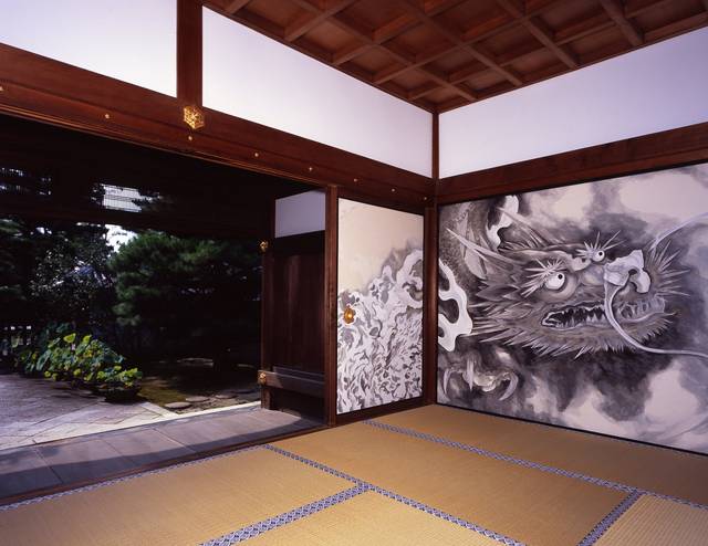 妙心寺龍泉菴 方丈襖 昇龍図