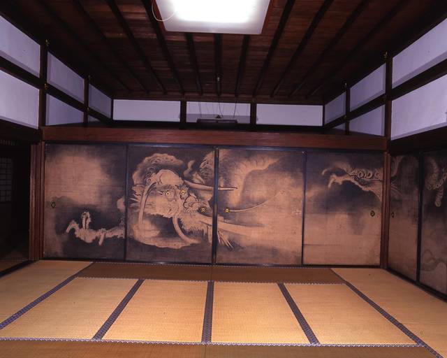 妙心寺麟祥院 海北友雪筆「雲龍図」