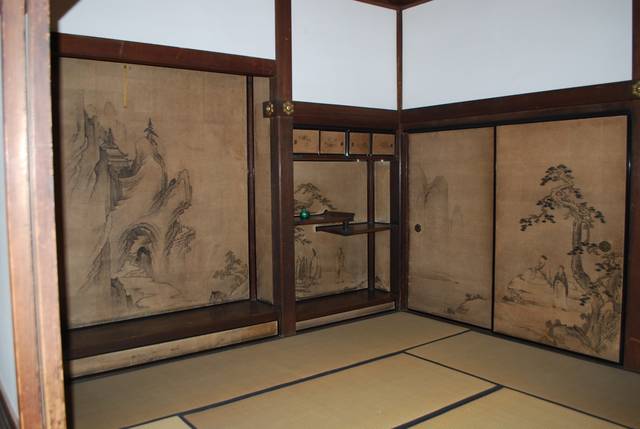 妙心寺 天球院 水墨画