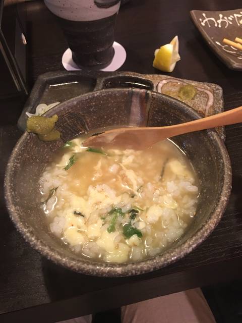 テールスープ茶漬け