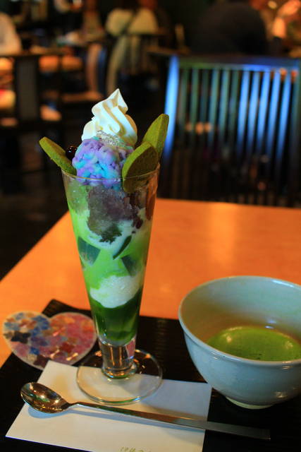 紫陽花パフェ