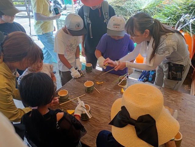 京都発・竹流域環境ネットの竹工作